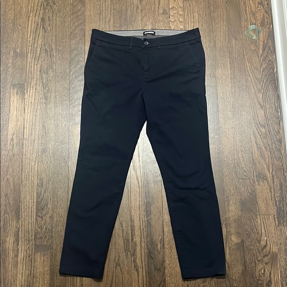 Express Navy Slim Fit Chinos